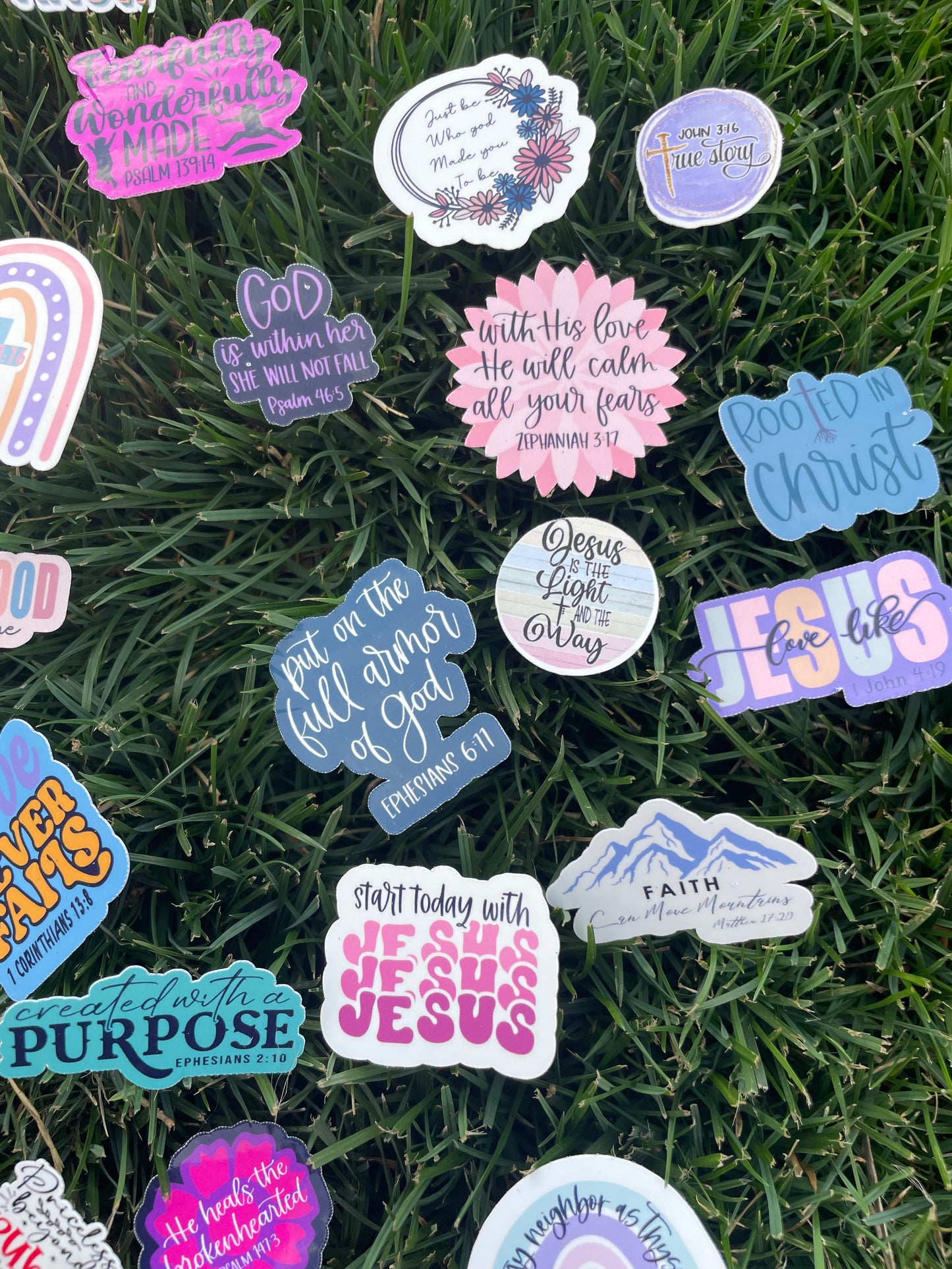 Mini Sticker Multi-Pack-25 Mini Christian Stickers