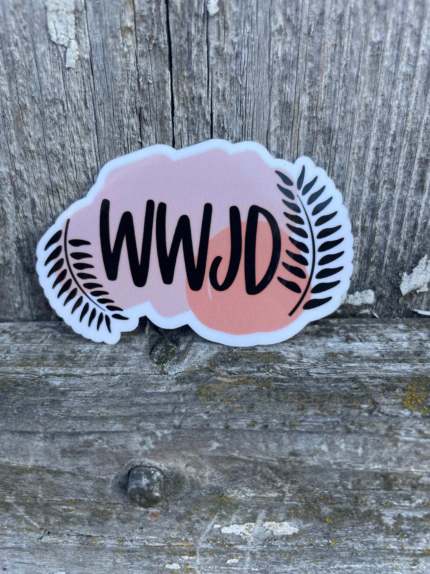WWJD Christian Sticker