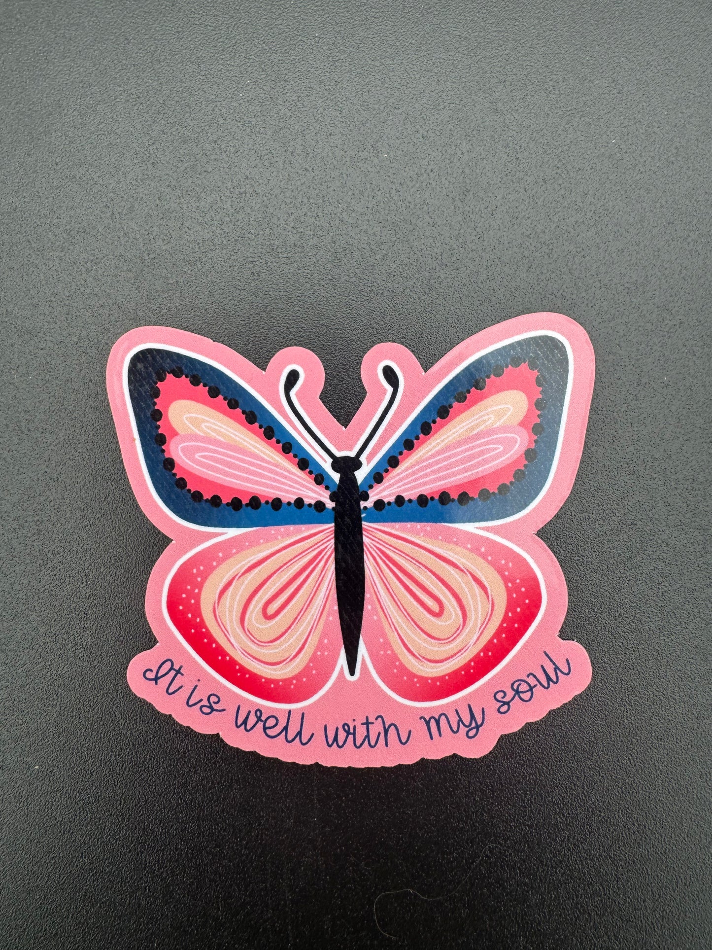 It is well with my soul butterfly Sticker