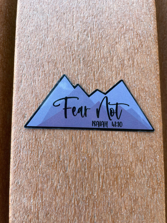 Isaiah 41:10 Fear Not Christian Bible Verse Sticker