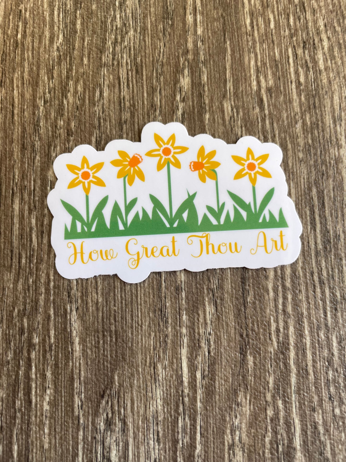 How Great Thou Art Sticker