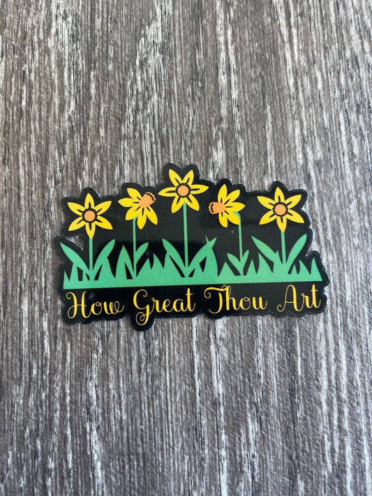 How Great Thou Art Sticker