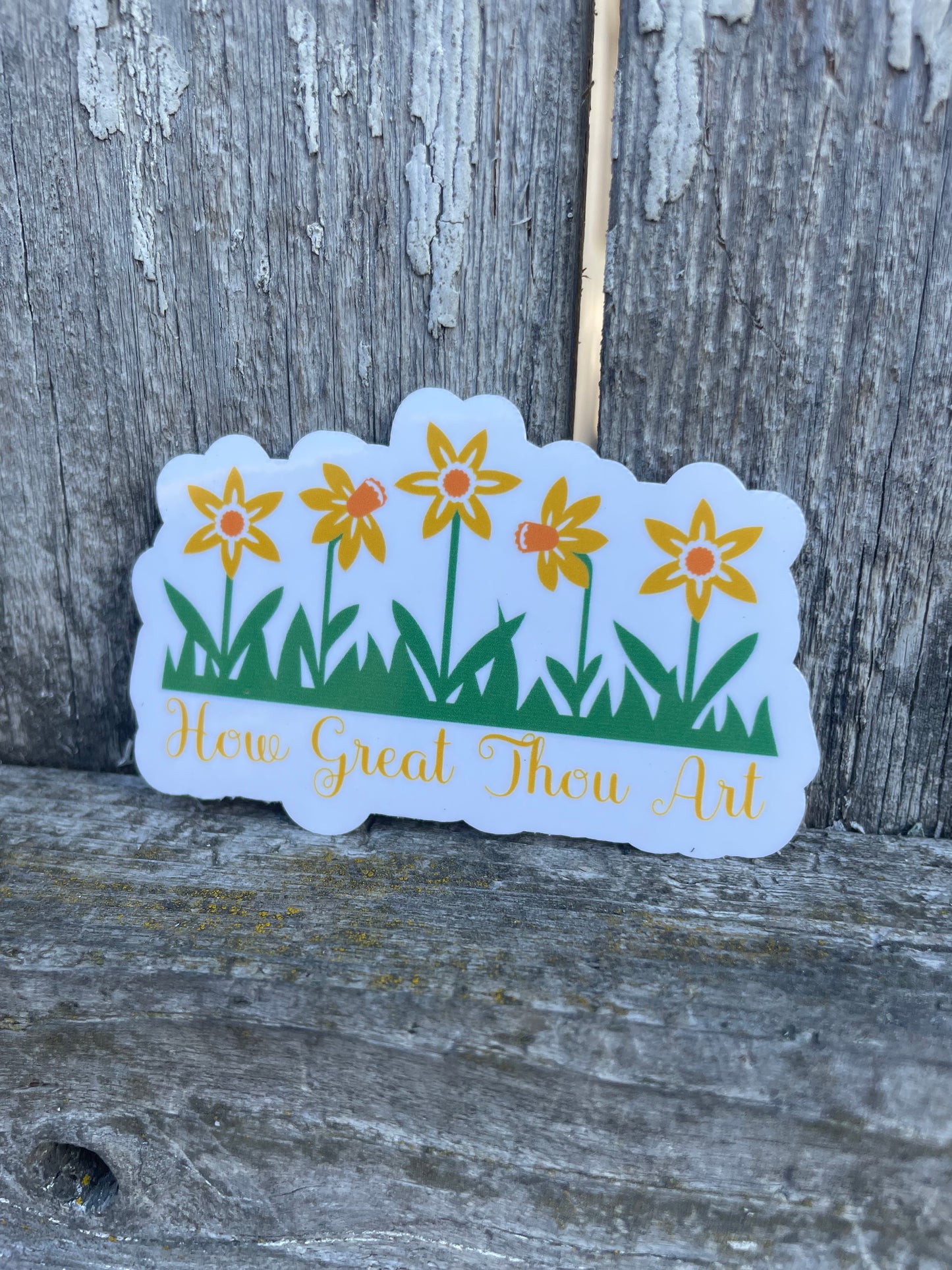 How Great Thou Art Sticker